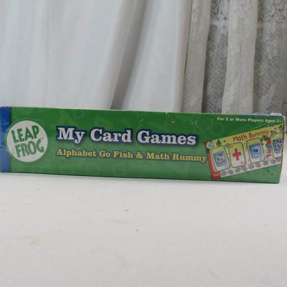 Leap Frog My Card Games Math Rummy Alphabet Go Fish Addition Subtraction NIB - Picture 6 of 6